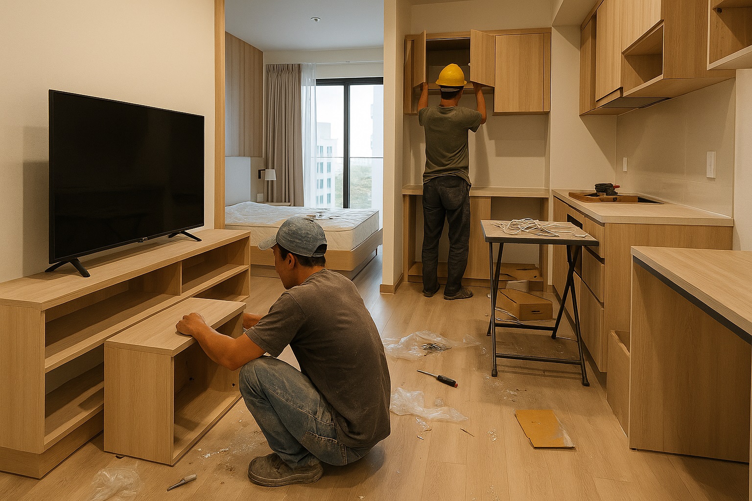 Nội thất căn hộ dịch vụ